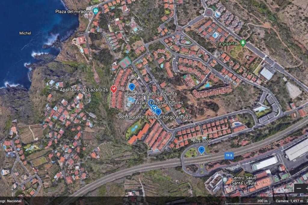 Apartamento Lazaro 26 Terraza Con Vistas Al Mar Santa Úrsula Zewnętrze zdjęcie